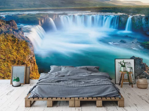 Fotótapéta Godafoss Waterfall, 368 x 254 cm