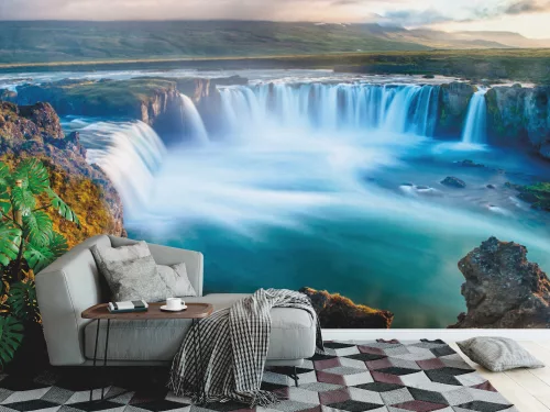 Fotótapéta Godafoss Waterfall, 368 x 254 cm