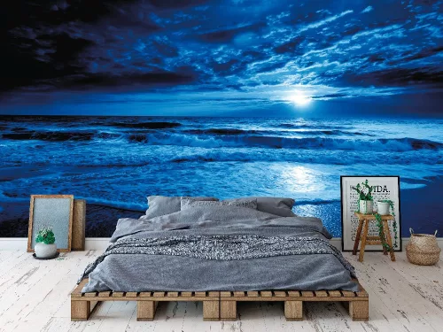 Fotótapéta Midnight Blue Ocean, 368 x 254 cm