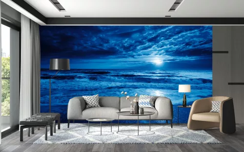 Fotótapéta Midnight Blue Ocean, 368 x 254 cm
