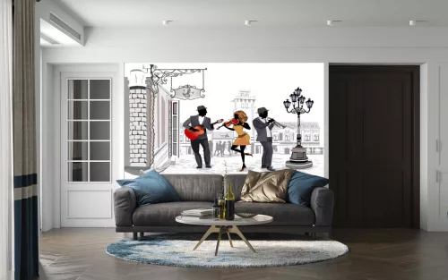 Fotótapéta Street Musicians, 368 x 254 cm
