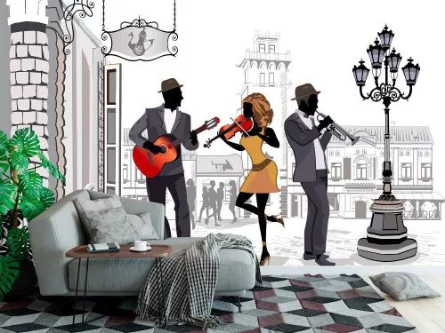 Fotótapéta Street Musicians, 368 x 254 cm