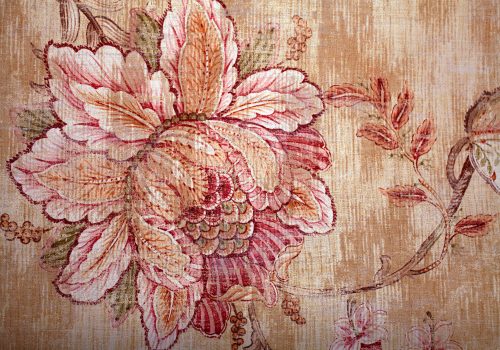 Fotótapéta Vintage Shabby Chic Brown Floral Victorian Pattern, 312 x 219 cm