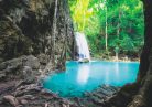 Fotótapéta  Erawan Cascade Waterfall, 416 x 254 cm