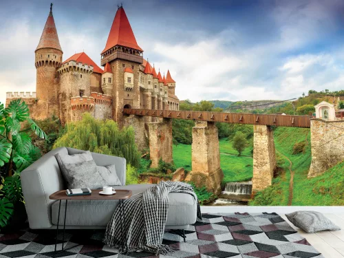 Fotótapéta Transylvanian Corvin Castle, 368 x 254 cm