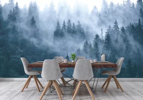 Fotótapéta Misty Mountain Landscape, 368 x 254 cm
