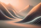 Fotótapéta Ethereal Waves: A Desert's Serenade, 400 x 260 cm