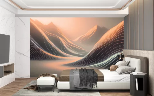 Fotótapéta Ethereal Waves: A Desert's Serenade, 312 x 219 cm
