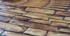 3D PVC falpanel Natúr drapp palakő mintás