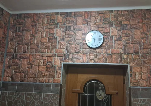 3D PVC falpanel Natúr kő mintás