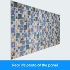 3D PVC falpanel Mosaic Sea Breeze