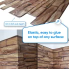3D PVC falpanel Karjalai palakő mintás