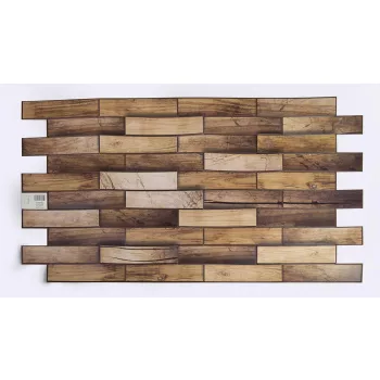 3D PVC falpanel Mogyorófa mintás