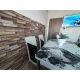 3D PVC falpanel Mogyorófa mintás