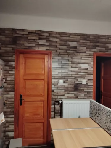 3D PVC falpanel Mogyorófa mintás