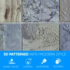 3D PVC falpanel Kék márvány mintás
