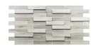 3D PVC falpanel Parketta tölgy halványszürke mintás