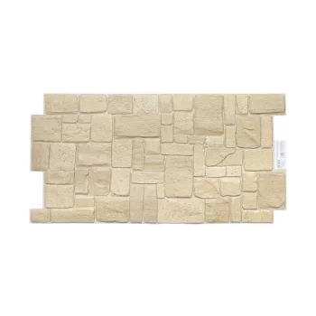 3D PVC falpanel Bézs mészkő