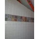 3D PVC falpanel Fehér 6x6 cm-es négyzet mintás