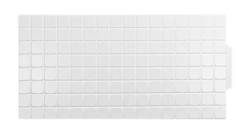 3D PVC falpanel Fehér 6x6 cm-es négyzet mintás