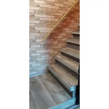 3D PVC falpanel Bézs tégla mintás