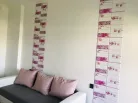 3D PVC falpanel Virág mintás