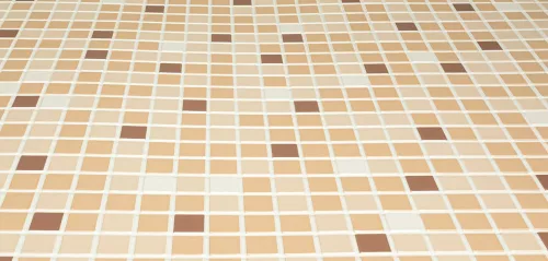 3D PVC falpanel Toszkán mozaik mintás