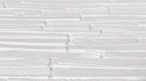 3D PVC falpanel Klasszikus fehér palakő mintás