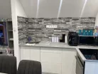 3D PVC falpanel Ezüstszürke palakő mintás