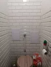 3D PVC falpanel Fényes fehér metrócsempe mintás szürke fugával