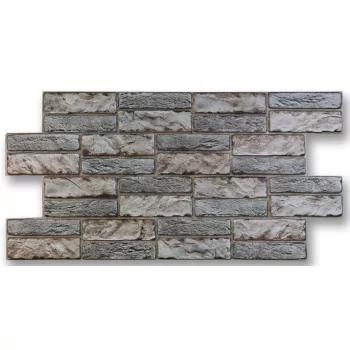 3D PVC falpanel Stone Expanse Dark