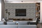 3D PVC falpanel Stone Expanse Dark