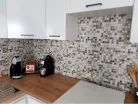 3D PVC falpanel Bézs márvány mozaik mintás