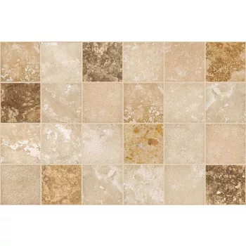 3D PVC falpanel Tile Marble brown, 60 cm magas,