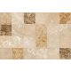 3D PVC falpanel Tile Marble brown, 60 cm magas,