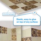 3D PVC falpanel Tile Babylon