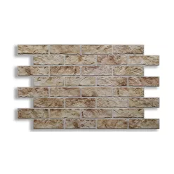 3D PVC falpanel Stone Hebron, 60 cm magas,