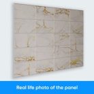 3D PVC falpanel Tile Marble Fusion