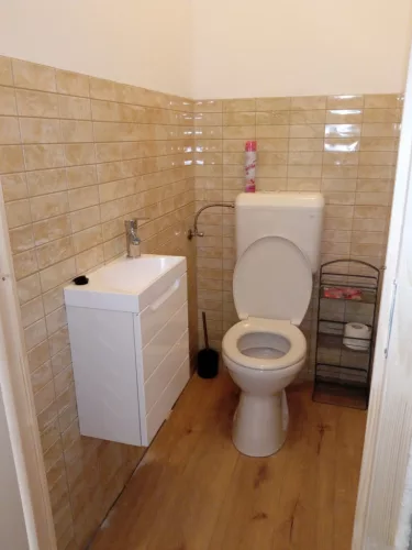 3D PVC falpanel Krém csempe mintás