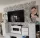 3D PVC falpanel Grafit homokkő mintás