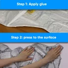 3D PVC falpanel Grafit homokkő mintás