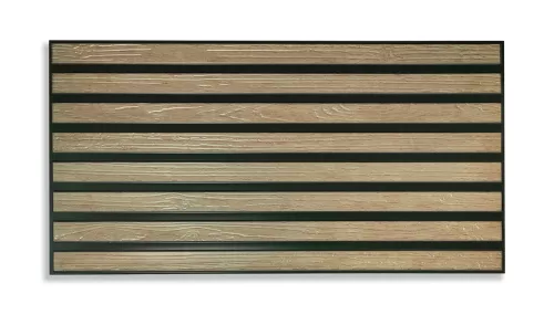 3D PVC falpanel "Rail Oak" vasúti tölgy