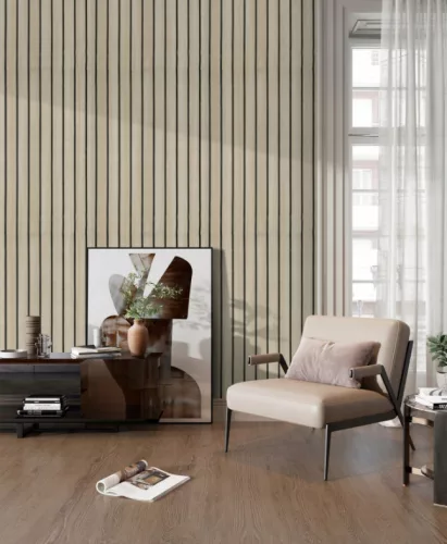 Öntapadós habosított lambéria panel, 270 x 48.5 cm