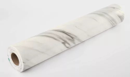 Öntapadós PVC panel, 280 x 60 cm, Lágy szürke márvány