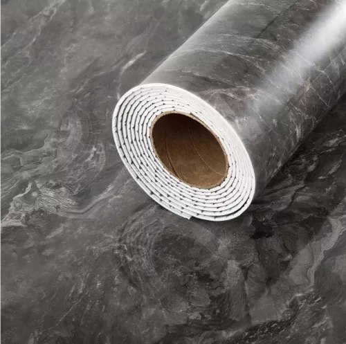 Öntapadós PVC panel, 280 x 60 cm, Grafit szürke márvány