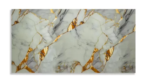 Öntapadós PVC panel, 280 x 60 cm, Borostyán-szürke márvány