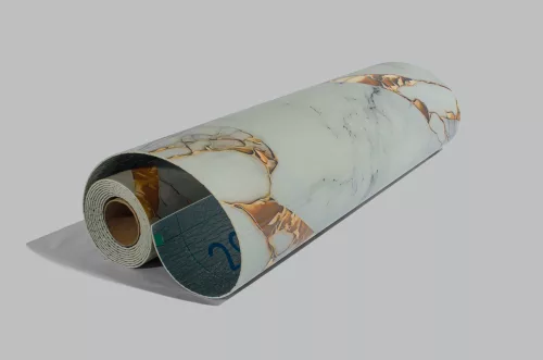 Öntapadós PVC panel, 280 x 60 cm, Borostyán-szürke márvány