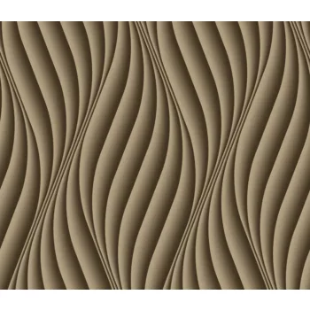 Dimex tapéta, Barna hullám mintás, 7,5m2/tekercs