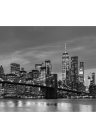 Fotótapéta Brooklyn híd fekete fehérben - 300x270 - cm