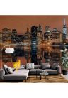 Fotótapéta Manhattan tükörképe a vízben - 150x270 - cm